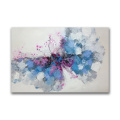 Wall Hanging Animal Designs Abstract Flying Blue/Purple Butterfly Canvas Oil Painting